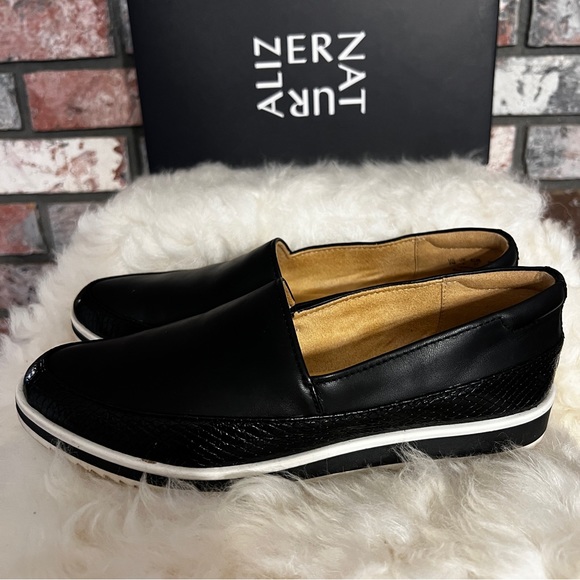 NATURALIZERS LEATHER SLIP ON SNEAKERS SHOES - Picture 5 of 10